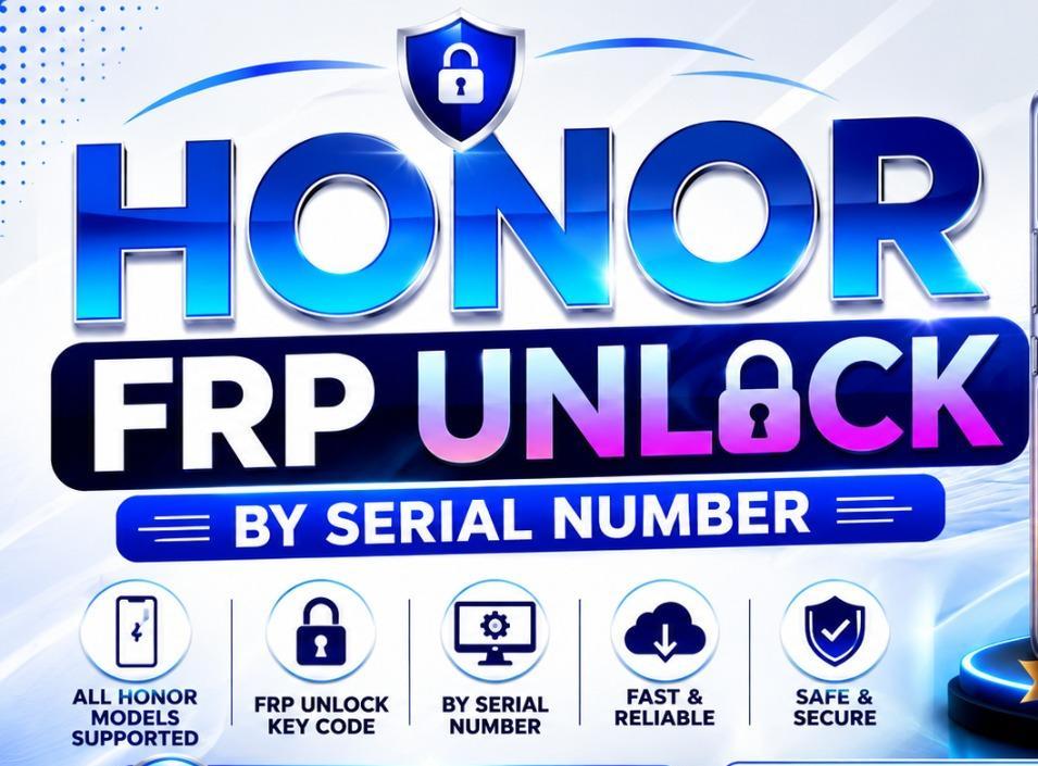 Honor FRP key Reset Code Online 1-24 Hours